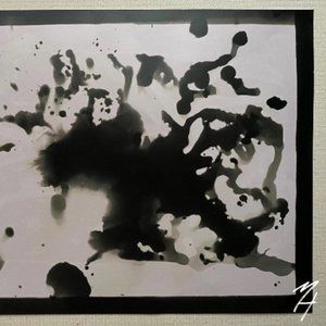 Ink Stained - Darkroom Photography Print Abstract Chemicals